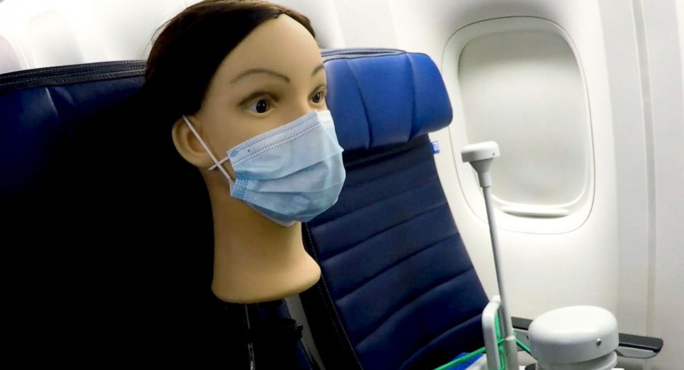Risk of COVID-19 exposure on planes ‘virtually nonexistent’ when masked, study shows